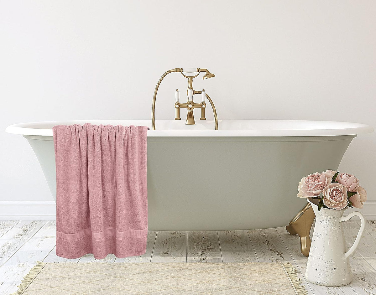 utopia towels jumbo bath sheets, 2 pack, 35x70, front angle view