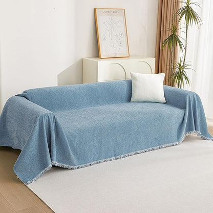 MYSKY HOME Chenille Couch Cover, Sofa Slipcover - Image 8