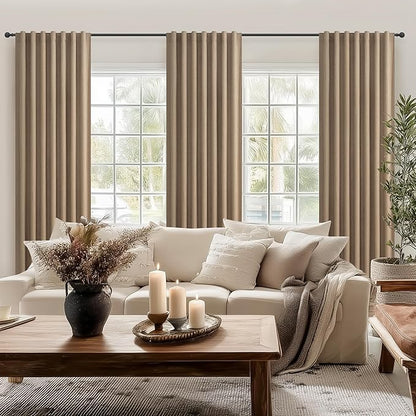 Extra Long Custom 102 Inch Curtains, 100% Blackout Curtains - Image 6