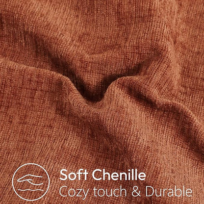 Stellhome Pack of 2 Soft Textured Throw Decorative Pillow Covers Square Accent - Image 2
