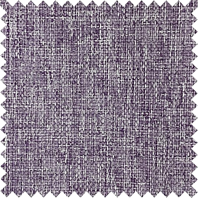 Macochico Pinch Pleated 100% Blackout Curtains Violet Linen Curtains - Image 7