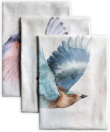 Maison d' Hermine Kitchen Towels Set of 3 100% Cotton 27.50" x 20" Reusable by MaisondHermine
