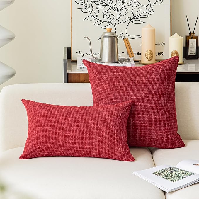 Kevin Textile Christmas Farmhouse Decorative Throw Pillow Covers - Image 4