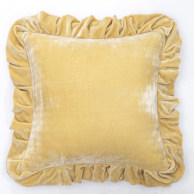 Velvet Throw Pillow Cover Soft Decorative Luxurious Solid Square Cushion Case - Image 8