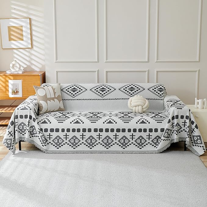 MEETSKY Boho Couch Cover Super Soft Couch Covers - Image 2