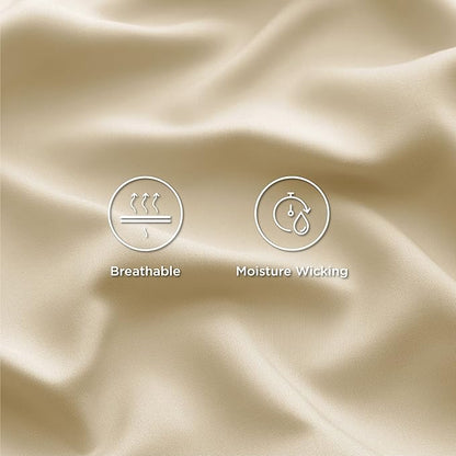 Bedsure Cooling Sheets Twin XL, Rayon Derived from Bamboo, Breathable & Soft - Image 4