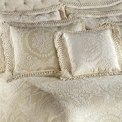 Timeless Vintage Style Bedding | Neutral Sage and Ecru | Textured Matelasse - Image 3