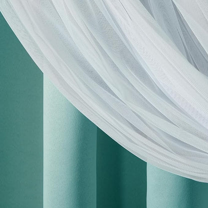 TOWN & COUNTRY LUXE Talia Double Layer Indoor Curtains, Sheer and Room - Image 8
