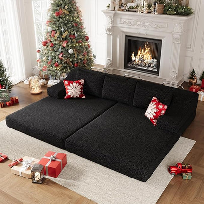 MEISSALIVVE Pull Out Sofa Bed, Queen Size Sleeper Sofa Bed by MEISSALIVVE