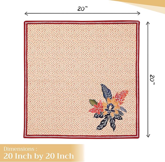 Maison d' Hermine Cloth Napkins Set of 4 100% Cotton - Image 4