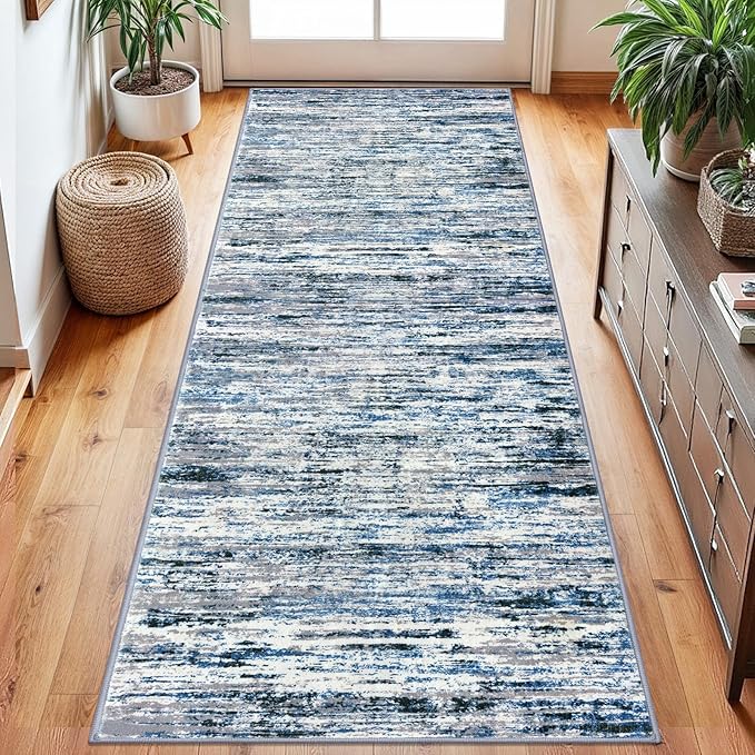Modern Abstract Runner Rug 2.6x8 by lansny