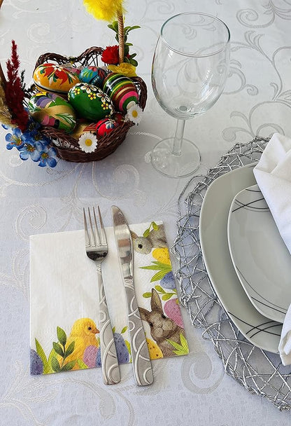 AM Decor Easter Luncheon Paper Napkins 20-Count Dinner Paper Napkins - Image 3