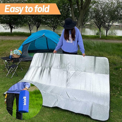 Himalaya Foam Foil Blanket Lightweight Camping Mat Outdoor Roll-up Portable - Image 7