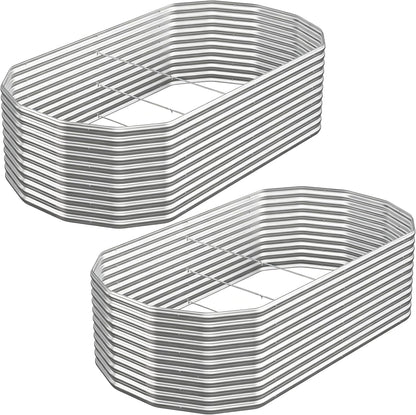 raised garden bed outdoor upgrade oval 2 pack, main product view