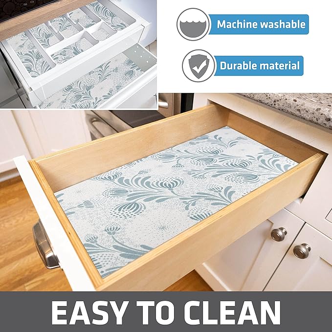 Drymate Premium Luxury Shelf & Drawer Liner, Thick Cushioned Fabric, - Image 6