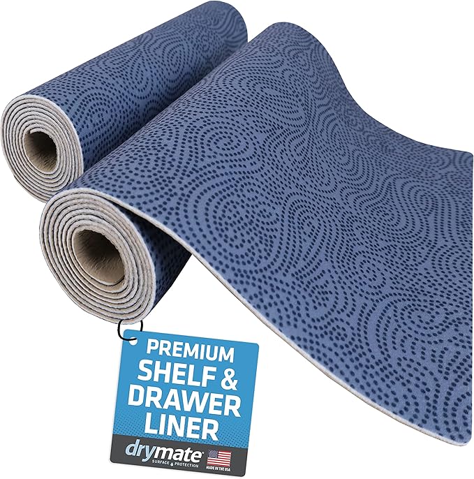 Drymate Premium Luxury Shelf & Drawer Liner, Thick Cushioned Fabric, by Drymate