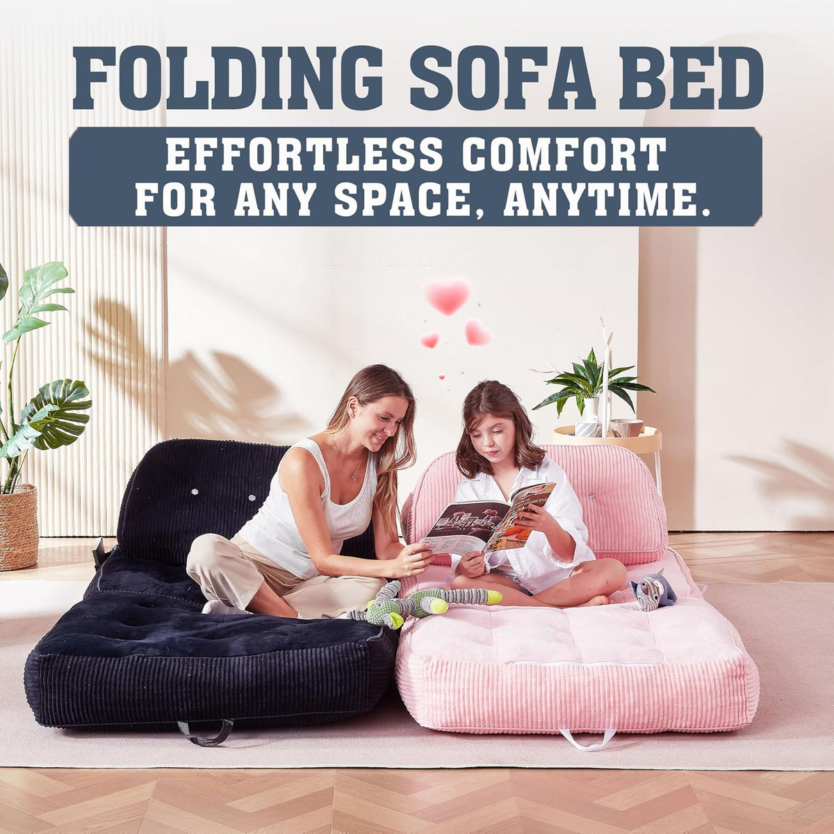 folding sofa bed, flannel futon couch bed with, package contents