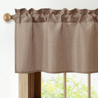 JIUZHEN Faux Linen Window Valance - Image 2