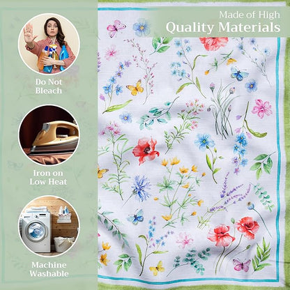 Maison d' Hermine Cloth Napkins Set of 4 100% Cotton Everyday Reusable Square - Image 3