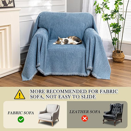 MEETSKY Oversized Chair Cover Washable Single Sofa Covers Recliner Covers Thick - Image 6