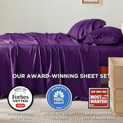 Bedsure California King Sheet Sets, Cooling Sheets - Image 2