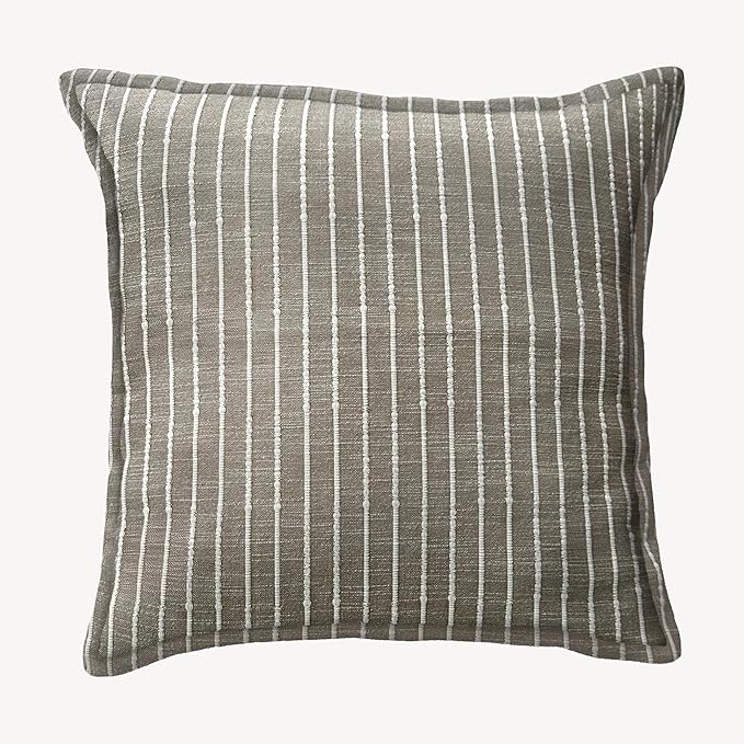 SanVia Mellow Premium Cotton Throw Pillow Covers, 20 x 20 Inches, Luxurious by SanVia