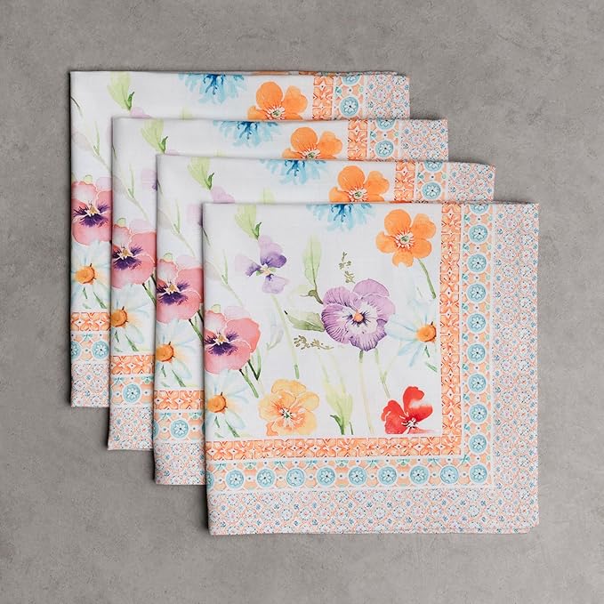 Maison d' Hermine Cloth Napkins Set of 4 100% Cotton Everyday Reusable Square - Image 9