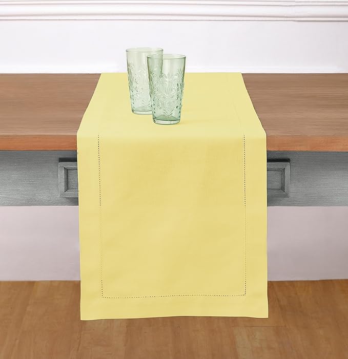 Solino Home Yellow Table Runner 90 Inches Long by SolinoHome
