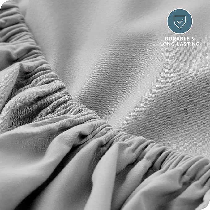Bare Home Fitted Bottom Sheet Full Size - Image 5