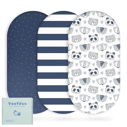 Yoofoss Bassinet Sheets for Baby, Baby Delight, Angelbliss, Soft Breathable by YOOFOSS