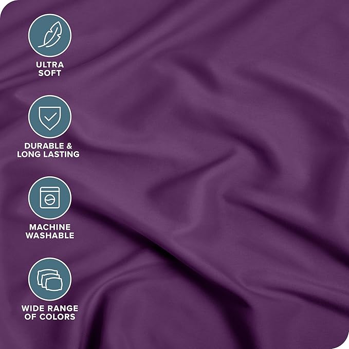 Bare Home 2-Pack Fitted Bottom Sheets Twin - Image 2
