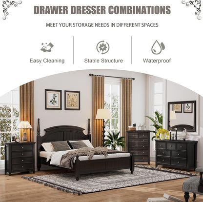 boshiro black dresser for bedroom,modern storage cabinet with on a desk or shelf