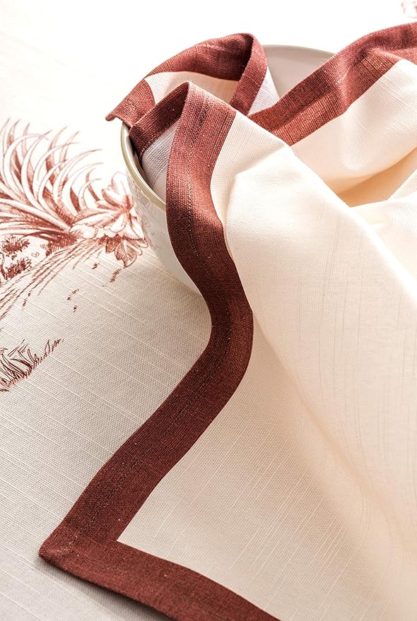 Maison d' Hermine Cloth Napkins Set of 4 100% Cotton - Image 7