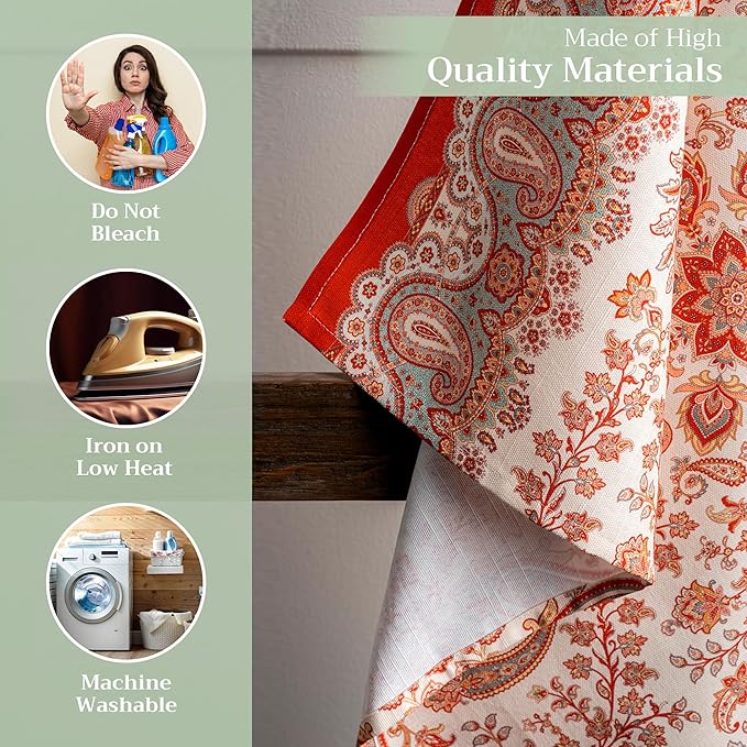 Maison d' Hermine Kitchen Towels Set of 3 100% Cotton 20" x 27.5" Reusable - Image 3