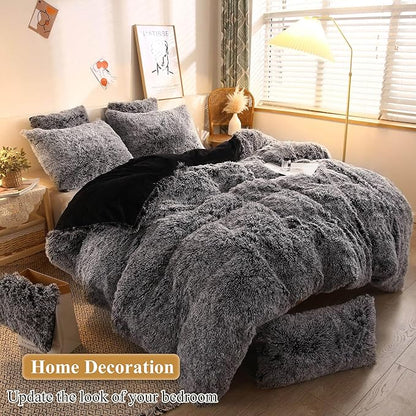 XeGe Faux Fur Throw Pillow Cases, Plush Shaggy Ultra Soft Pillow Covers - Image 6