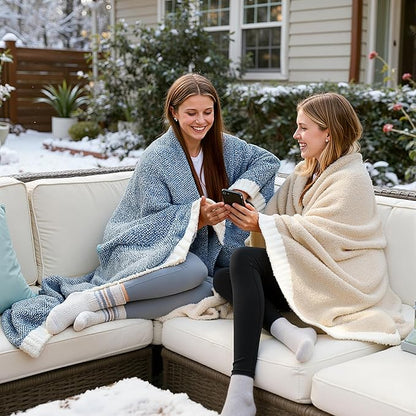 Joiedomi Twin Blanket for Couch Bed Sofa, Cozy Cute Soft Throw Home Room Decor - Image 3