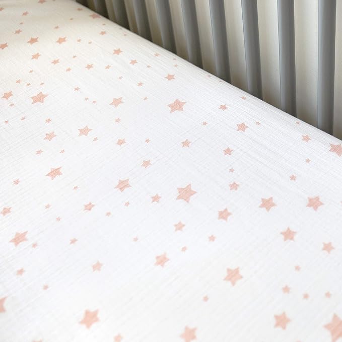 Newton Baby Fitted Mini Crib Sheets | Organic Muslin Cotton, Breathable & Soft - Image 8