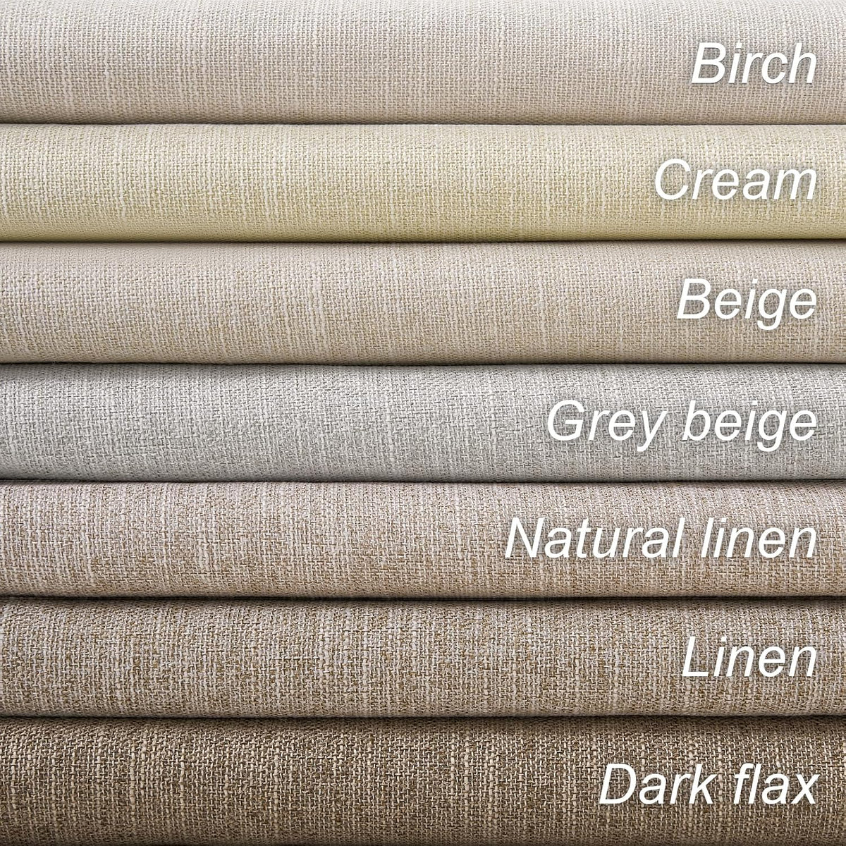 topfinel linen blackout curtains 96 inch long, boho, front angle view