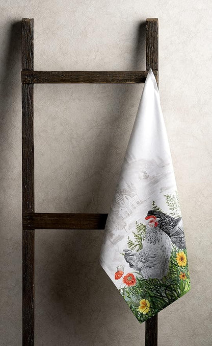 Maison d' Hermine Kitchen Towels Set of 3 100% Cotton 27.50" x 20" Reusable - Image 7