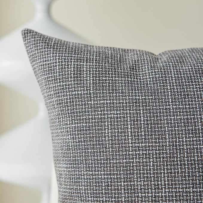 Kevin Textile Pack of 2 Decorative Linen Throw Pillow Covers, Soft Cushion Case - Image 4