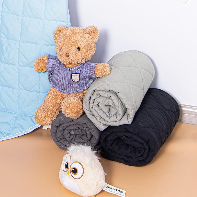 NTBAY Down Alternative Toddler Comforter, Lightweight and Warm Solid Color Baby - Image 6