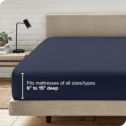 Bare Home Fitted Bottom Sheet Twin Size - Image 6