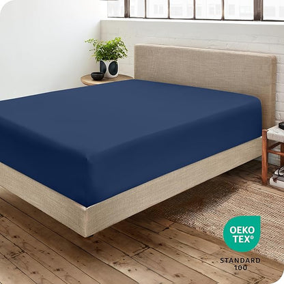 Bare Home Fitted Bottom Sheet King Size - Image 3