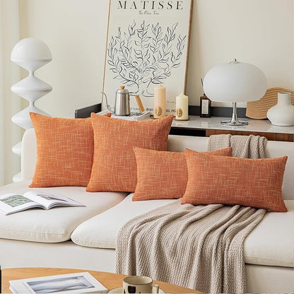 Kevin Textile Fall Pillow Covers Linen European Throw Pillow Sham Super Soft - Image 5