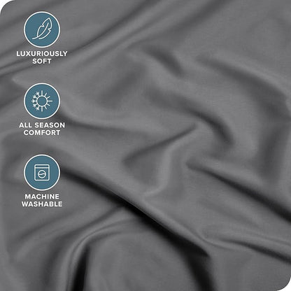 Bare Home Fitted Bottom Sheet Short Queen Size - Image 2