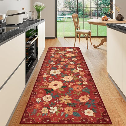 DUKINO 2x6 Runner Rug for Hallway, Washable Kitchen Runner Rug - Image 2