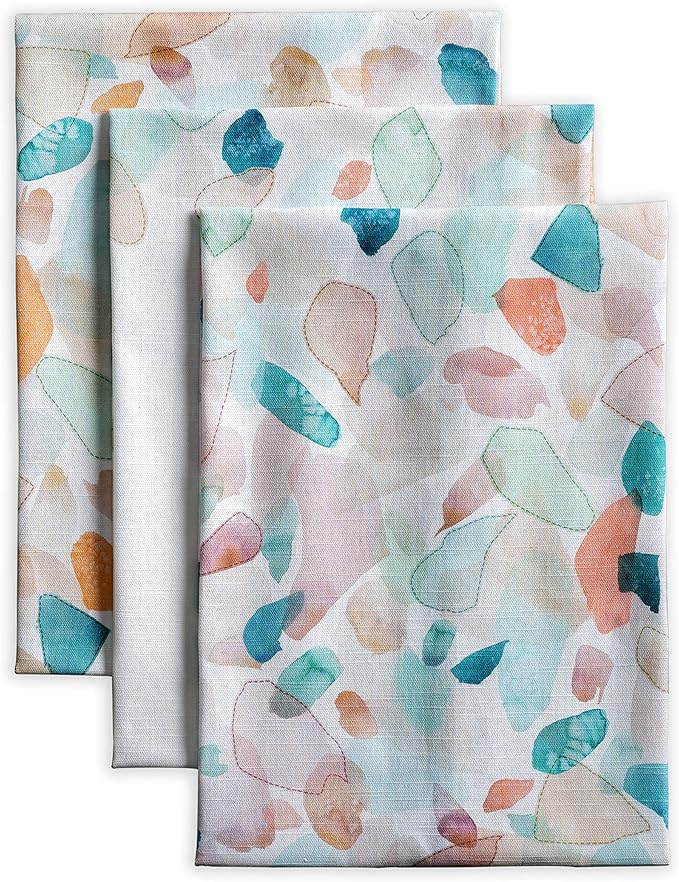 Maison d' Hermine Kitchen Towels Set of 3 100% Cotton 27.50" x 20" Reusable by MaisondHermine