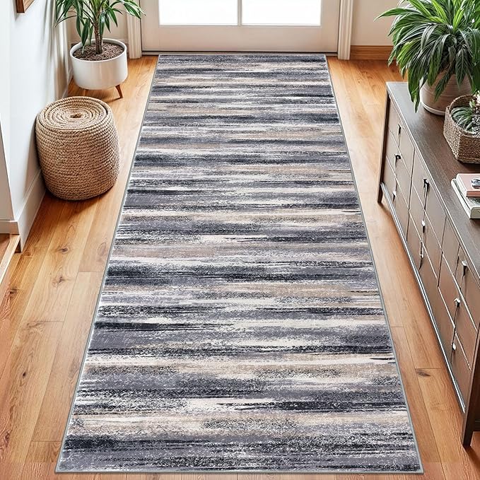 Modern Abstract Runner Rug 2.6x8 by lansny