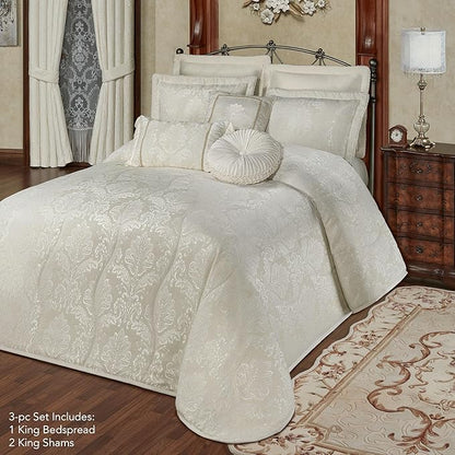 Touch of Class Camelot Luxury Bedding | Neutral Soothing Ivory | Matte Satin - Image 2