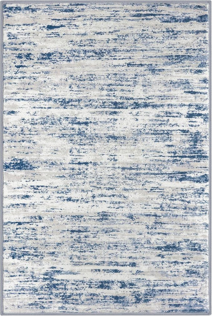 Modern Abstract Entryway Rug Indoor 2x3 Washable Rug Non-Slip Soft Small Area - Image 9